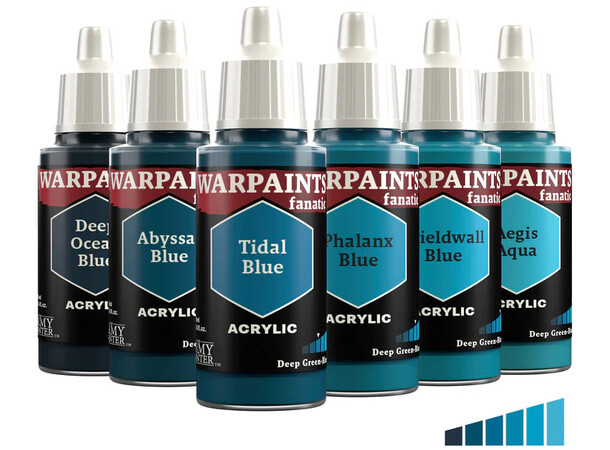 Flexible Triad Deep Green-Blues Army Painter Warpaints Fanatic