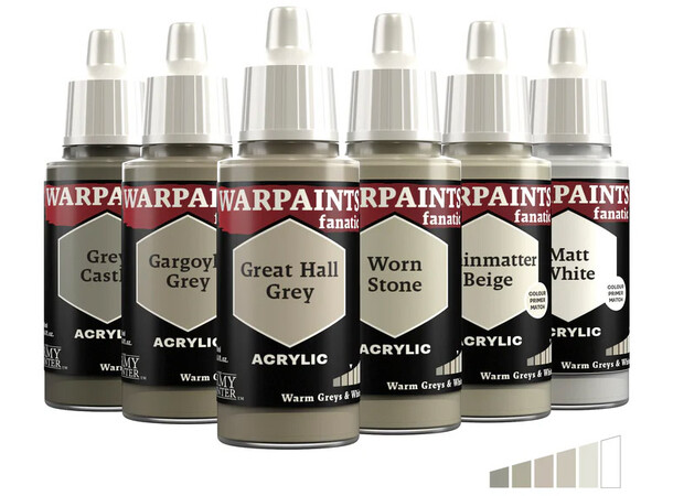 Flexible Triad Warm Greys & Whites Army Painter Warpaints Fanatic