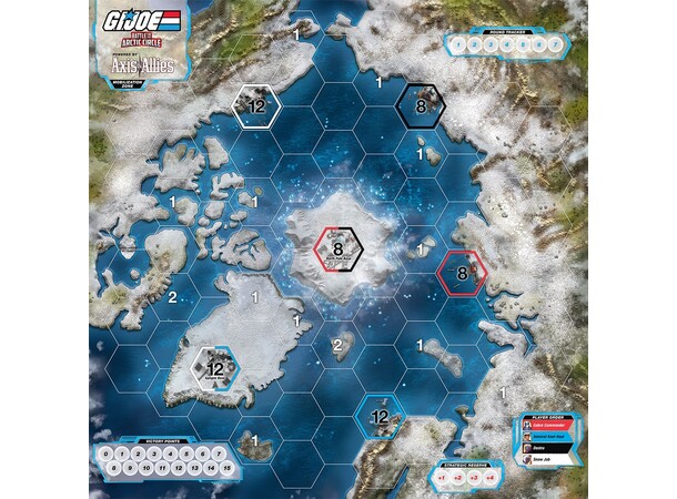 GI Joe Battle Arctic Circle Brettspill Battle for the Arctic Circle 