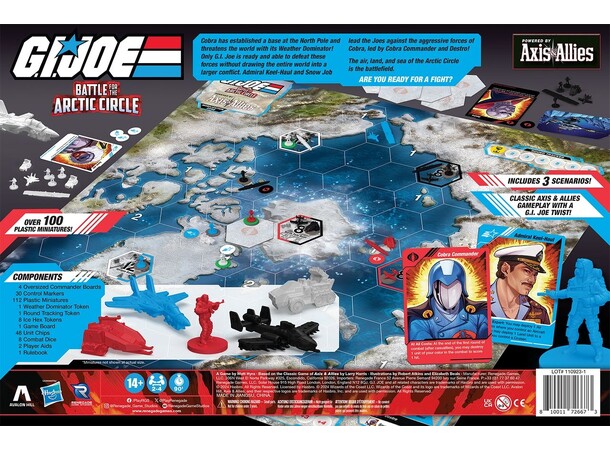 GI Joe Battle Arctic Circle Brettspill Battle for the Arctic Circle 