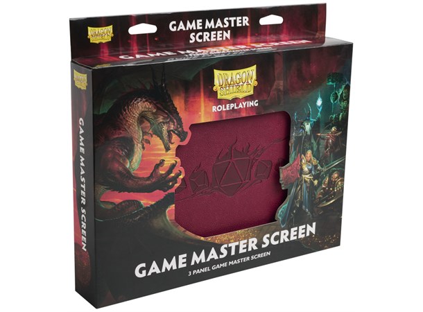 Game Master Screen - Blood Red Dragon Shield Roleplaying