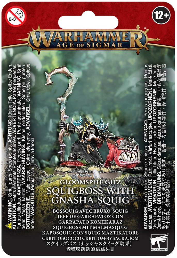 Figurine Warhammer Gloomspite Gitz Oddgit Shaman - Métal OOP - Age Of Sigmar