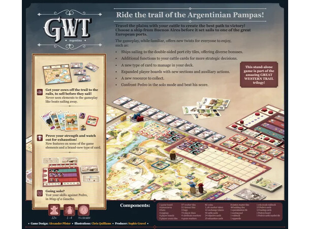 Great Western Trail Argentina Brädspel 