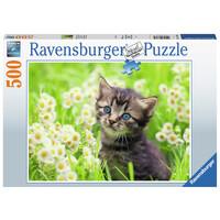 Kitten in the Meadow 500 biter Ravensburger Puzzle Puslespill
