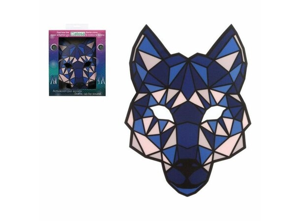 LED Maske - Lydaktivert Lys - Ulv 