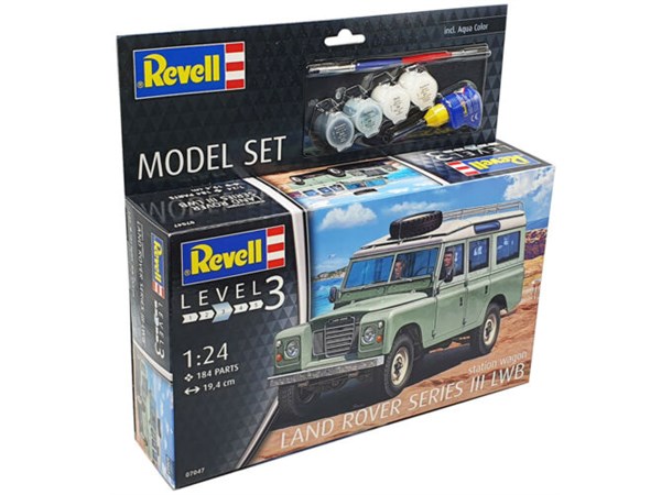 Land Rover Series III Model Starter Set Revell 1:24 Byggesett