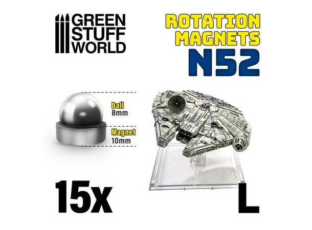 Magneter m/ rotasjon - Large Green Stuff World