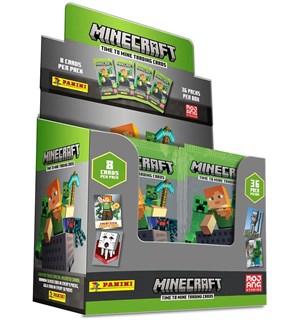 Minecraft 2 TCG Display Time to Mine Trading Cards 