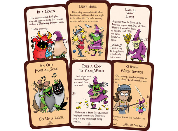 Munchkin Witches Expansion Utvidelse til Munchkin 