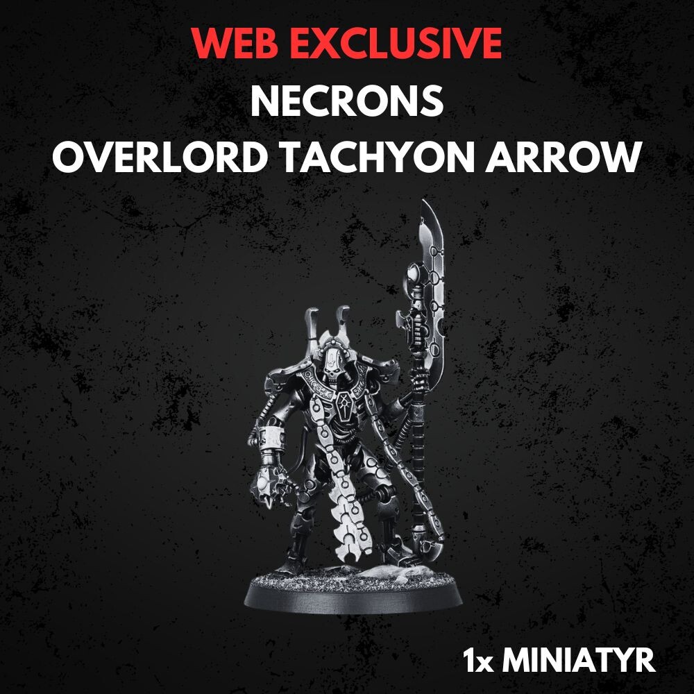 NECRON OVERLORD WITH Tachyon arrow / Warhammer 40k / Well Painted EUR