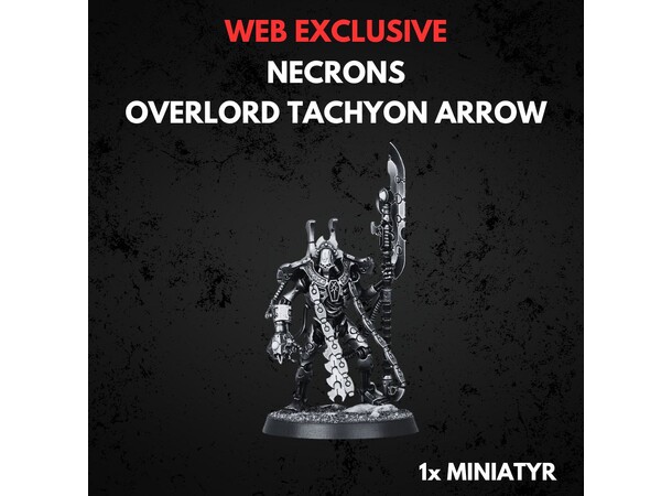 Necrons Overlord with Tachyon Arrow Warhammer 40K