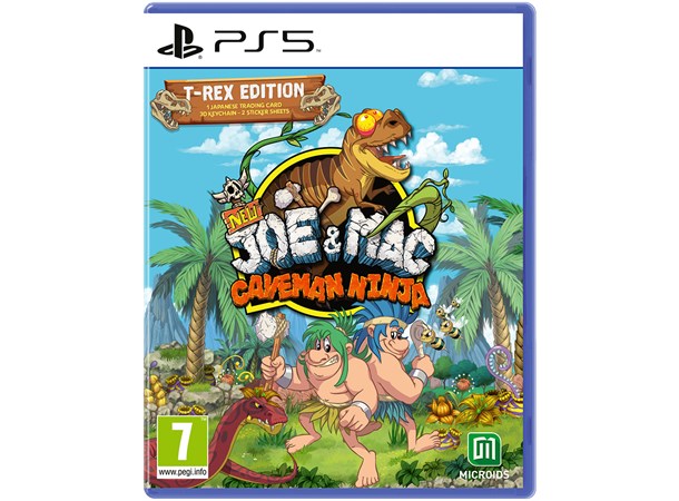 New Joe & Mac Caveman Ninja PS5 T-Rex Edition