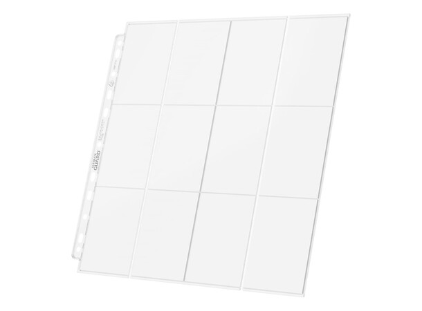 Pages 24-Pocket QuadRow x10 Klar Ultimate Guard Plastlommer 