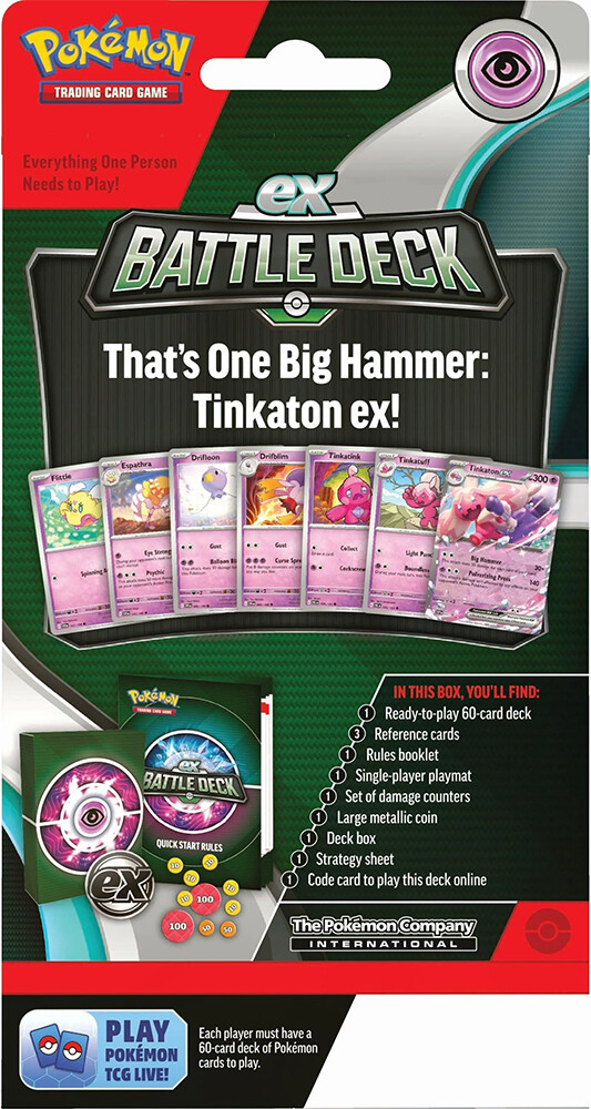 Pokemon Battle Deck Tinkaton ex Gamezone.no