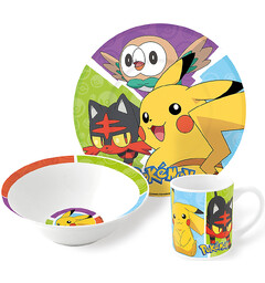 Pokemon Frokostsett - 3 deler