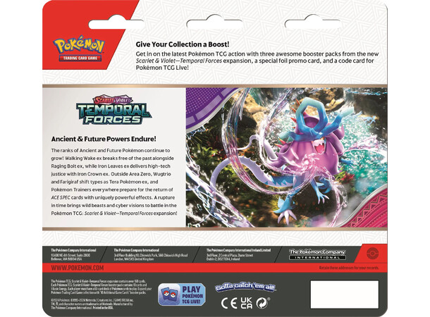 Pokemon Temporal Forces 3-Pack Cyclizar