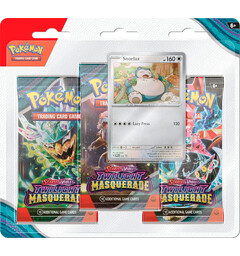 Pokemon Twilight Masquerade 3-Pack 1 Snorlax