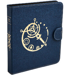 RPG Spell Codex Portfolio Midnight Blue Dragon Shield Roleplaying