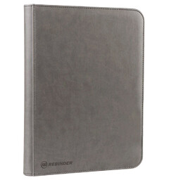 Rebinder Toploader Binder 9-Pocket Grey