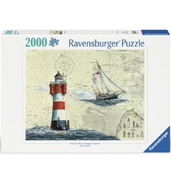 Romantic Lighthouse 2000 biter Puslespill - Ravensburger Puzzle