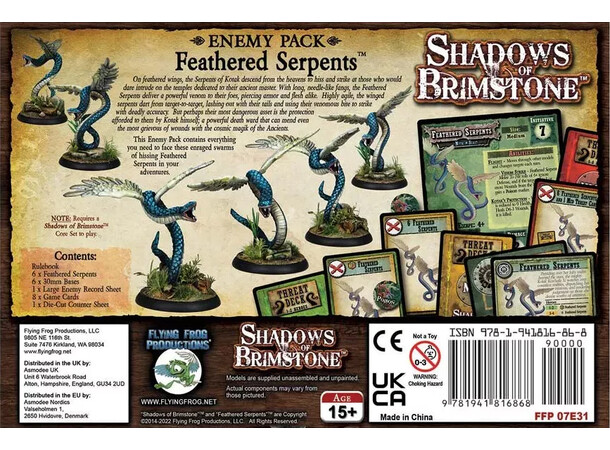 Shadows of Brimstone Feathered Serpents Utvidelse til Shadows of Brimstone
