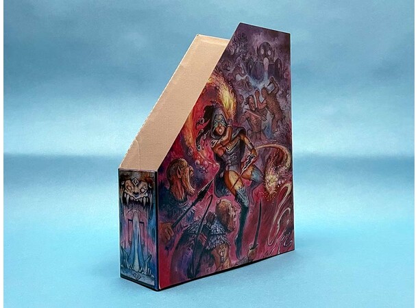 Shelf File of Holding Perm Förvaring av RPG-böcker 