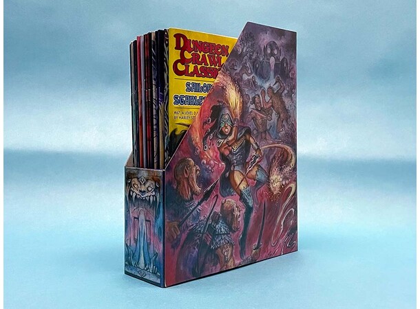 Shelf File of Holding Perm Förvaring av RPG-böcker 
