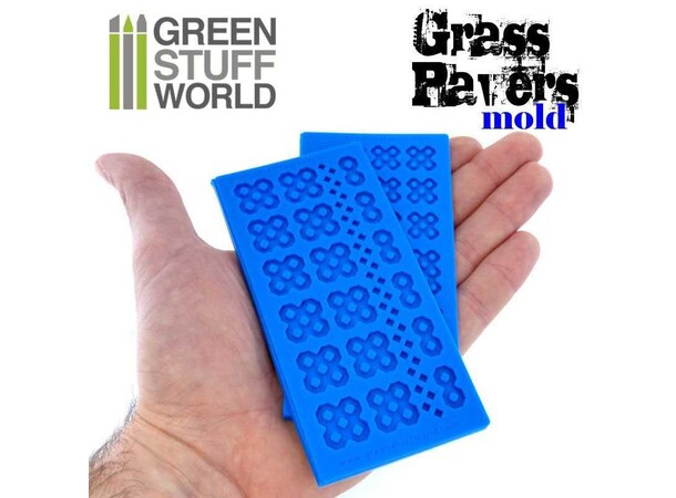 Silicone Molds Grass Pavers Green Stuff World