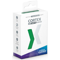 Sleeves Cortex Grön MATTE x100 - 66x91 Ultimate Guard Standard Size