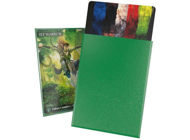 Sleeves Cortex Grön MATTE x100 - 66x91 Ultimate Guard Standard Size 