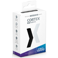 Sleeves Cortex Svart 100 st - 66x91 Ultimate Guard Standard Size