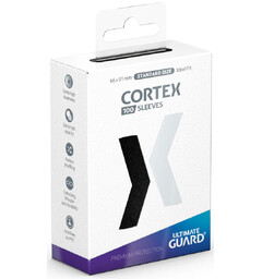 Sleeves Cortex Svart 100 st - 66x91 Ultimate Guard Standard Size