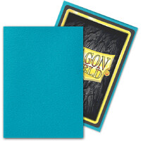 Sleeves Matte Turquoise x100 66x91 Dragon Shield