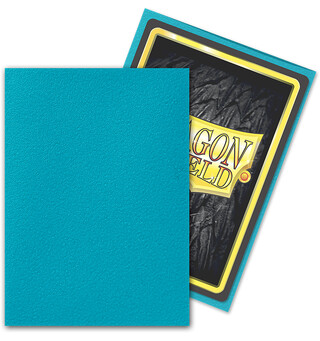 Sleeves Matte Turquoise x100 66x91 Dragon Shield