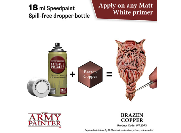 Speedpaint 2.0 Brazen Copper Army Painter - 18ml 