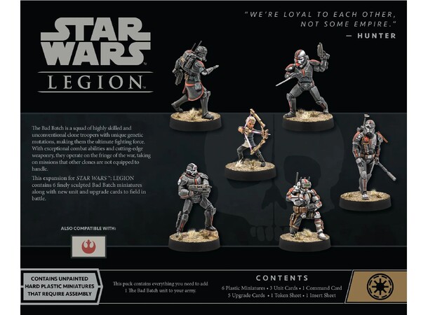 Star Wars Legion The Bad Batch Expansion Utvidelse til Star Wars Legion