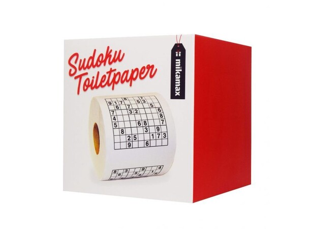 Sudoku Toalettpapper - 1 rulle Sudoku Toiletpaper 