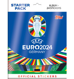 UEFA Euro 2024 STICKERS Starter Pack Topps Klistremerker
