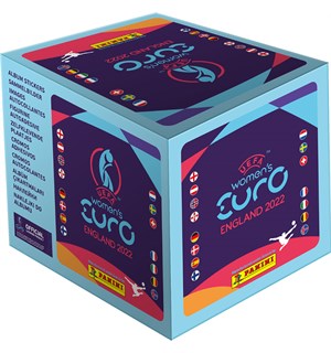 UEFA Womens EURO 2022 Sticker Display 50 boosterpakker - 250 klistremerker 