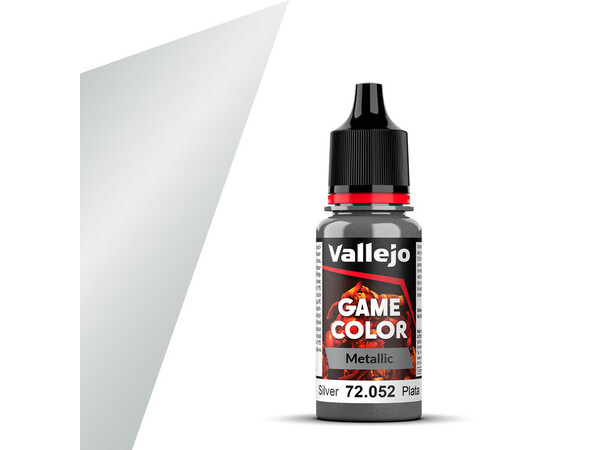 Vallejo Game Color Silver 18ml - Metallic 