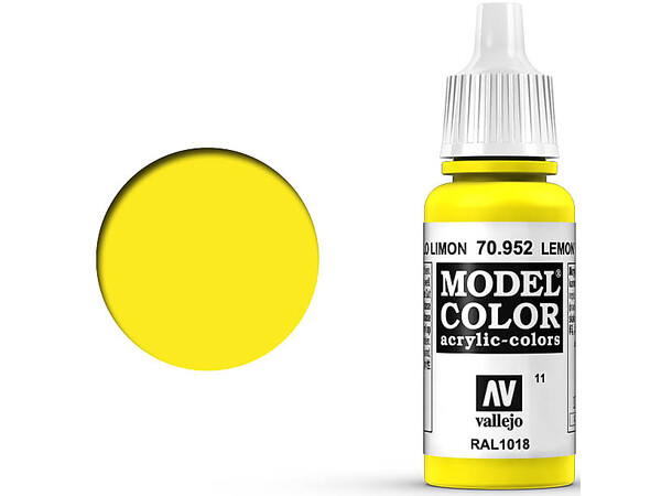 Vallejo Model Color Lemon Yellow 17ml Tilsvarer X-8