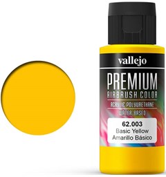 Vallejo Premium Basic Yellow 60ml Premium Airbrush Color