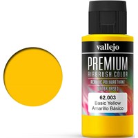 Vallejo Premium Basic Yellow 60ml Premium Airbrush Color