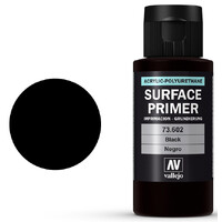 Vallejo Surface Primer Black/ Svart 60ml 