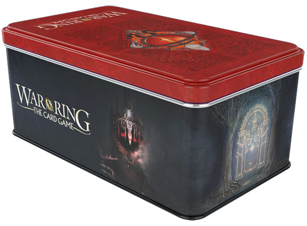 War of the Ring Box/Sleeves Shadow Metallbox + 90 kortskydd 