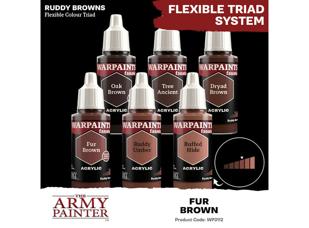 Warpaints Fanatic Fur Brown Army Painter 