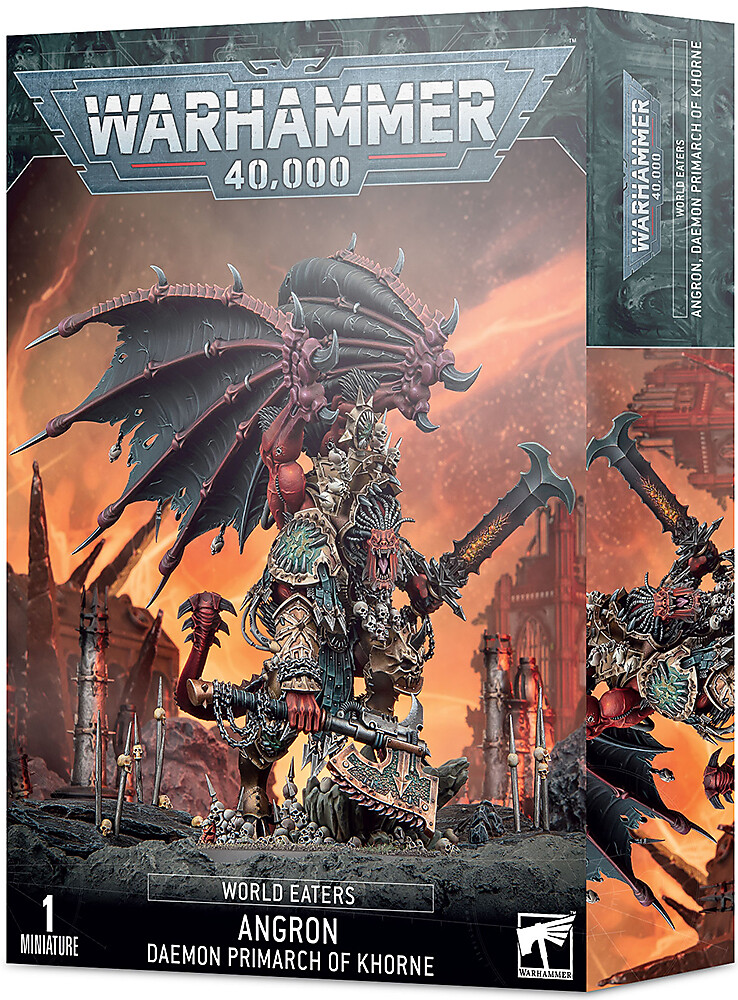 World Eaters Angron Daemon Primarch Warhammer 40K Daemon Primarch of ...