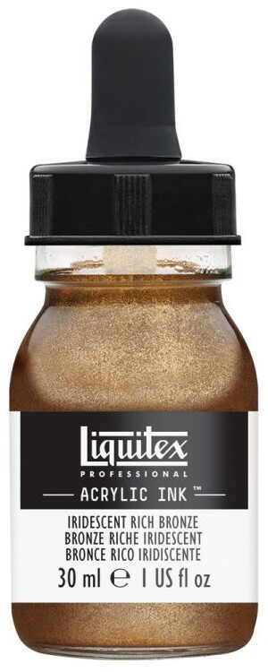 Ink Acrylic Iridescent Rich Bronze Liquitex 229 - 30 ml