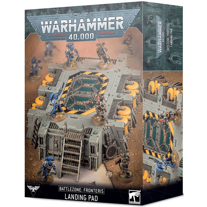 Battlezone Fronteris Landing Pad Warhammer 40K Gamezone.no