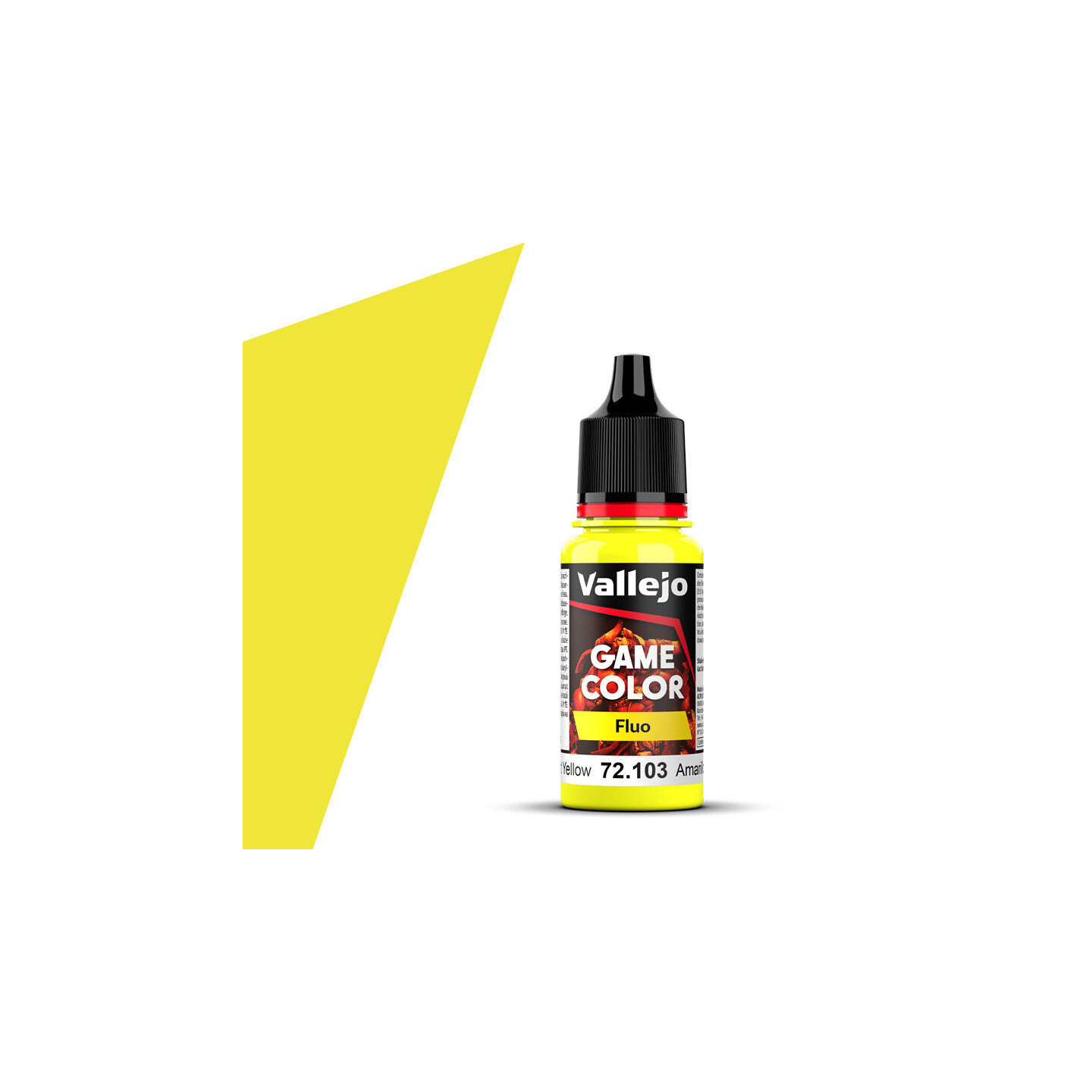Vallejo Game Color Fluorescent Yellow 18ml - Fluo